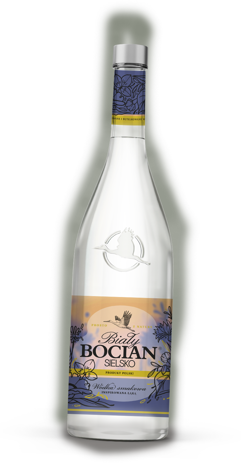 Nowa butelka Biały Bocian