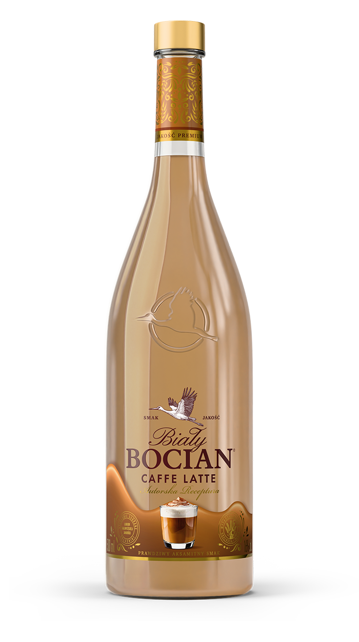 BIAŁY BOCIAN CAFFÉ LATTE bottle