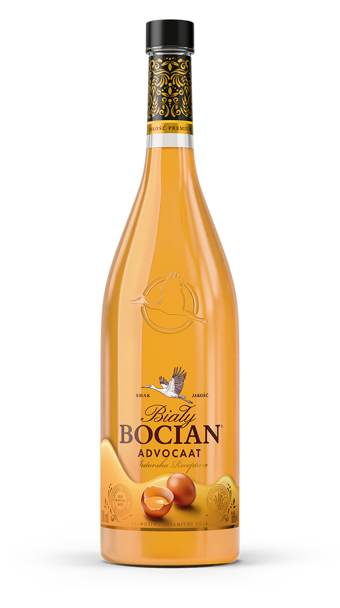 BIAŁY BOCIAN ADVOCAAT bottle