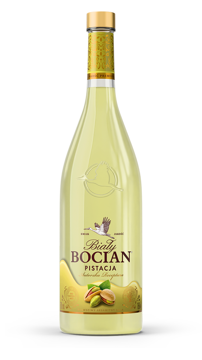 BIAŁY BOCIAN PISTACJA bottle